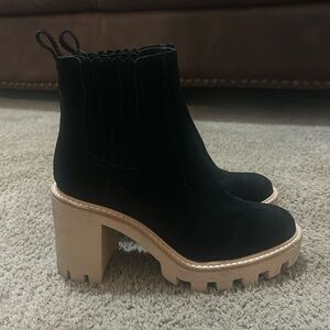 Gianni Bini Black Suede Boots. Women size 7.5. NWOT